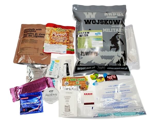 Wojskowa W 1 kurczak z ryżem i soczewicą