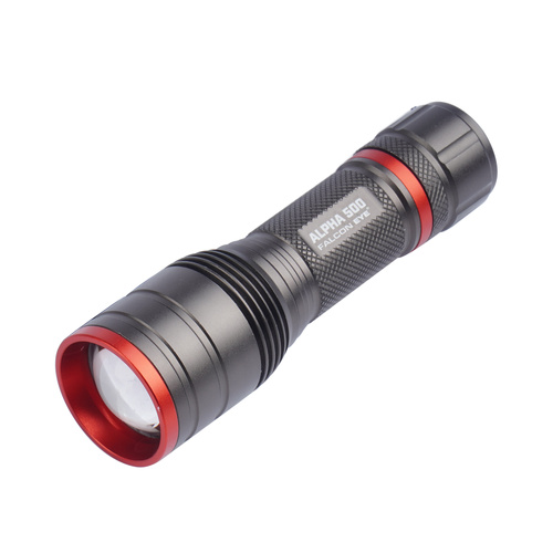 Falcon Eye - Latarka ręczna Alpha 500 - Strobe - Focus - 500 lm - Czarna